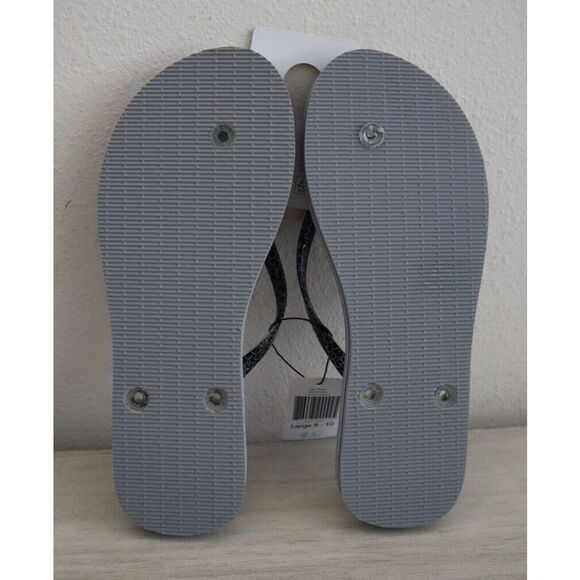 Vera Bradley 26184-16609L Women Sz Large 9-10 Gray Tranquil Medallion Flip Flops - Picture 2 of 5